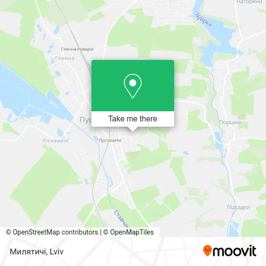 Карта Милятичі
