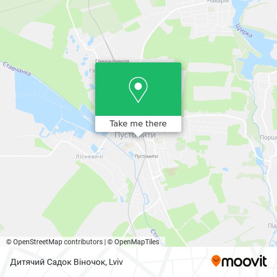 Дитячий Садок Віночок map