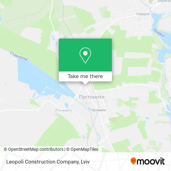 Карта Leopoli Construction Company