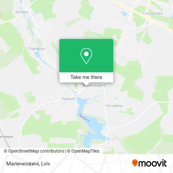 Карта Малечковичі