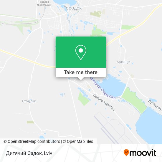 Дитячий Садок map