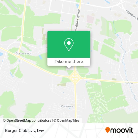 Карта Burger Club Lviv