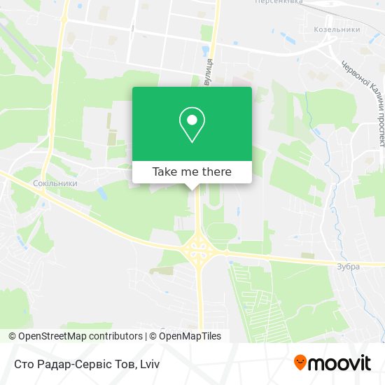 Сто Радар-Сервіс Тов map