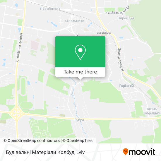 Будівельні Матеріали Колбуд map