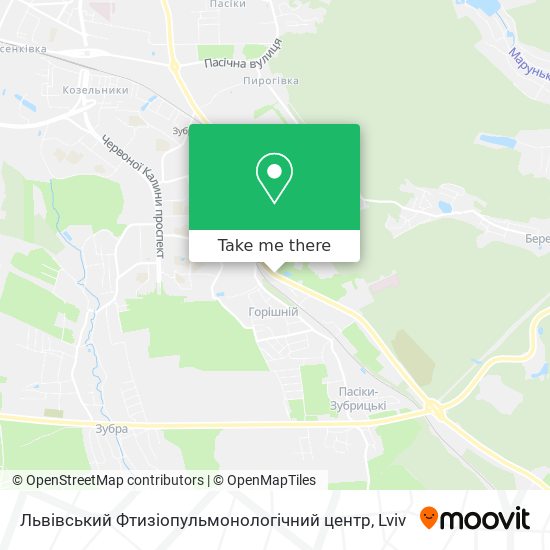 Львівський Фтизіопульмонологічний центр map