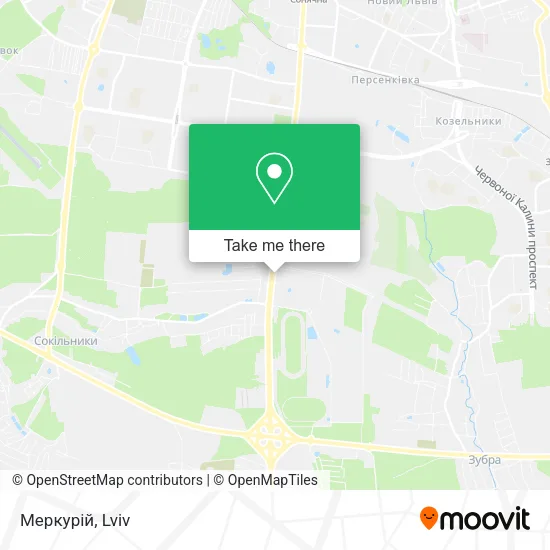 Карта Меркурій