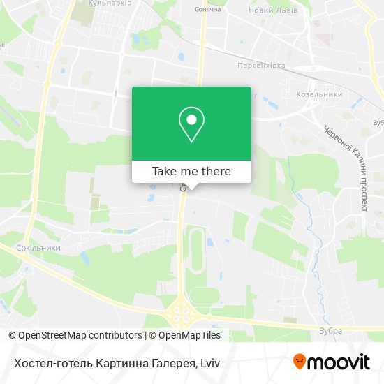 Хостел-готель Картинна Галерея map