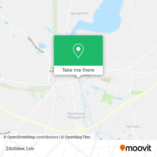 Карта Zdoblew