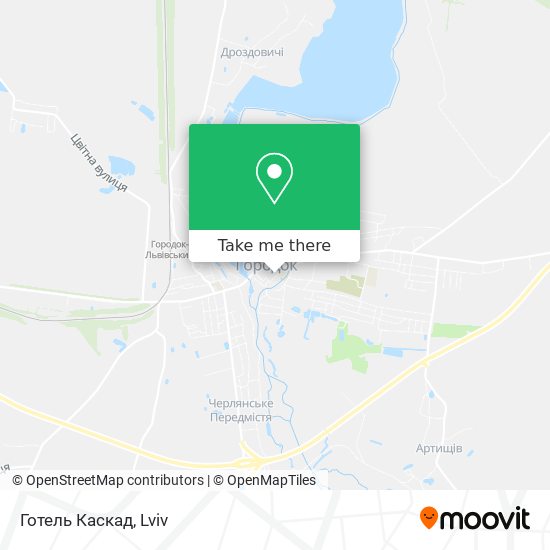 Готель Каскад map