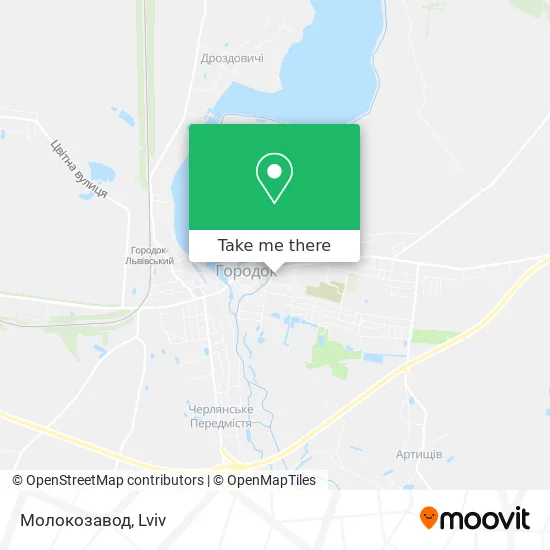 Карта Молокозавод