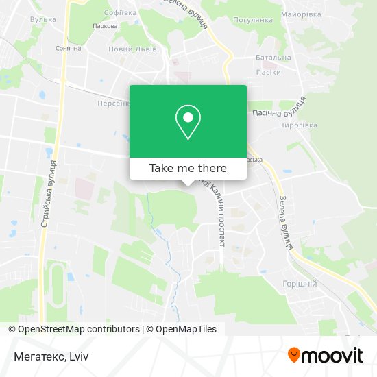 Карта Мегатекс