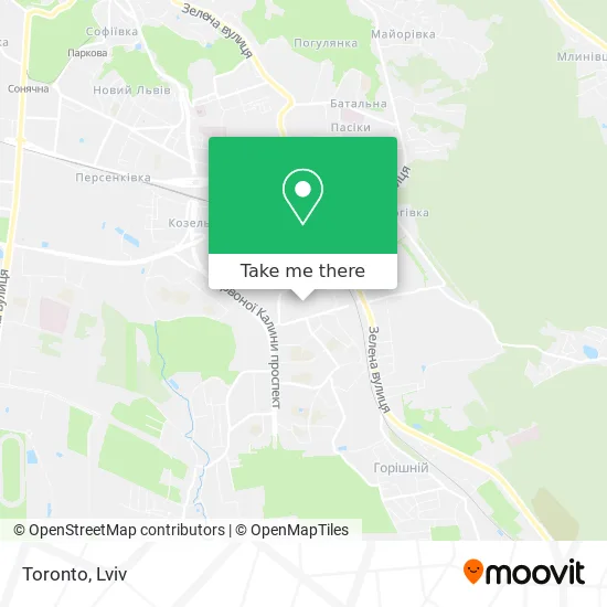 Карта Toronto