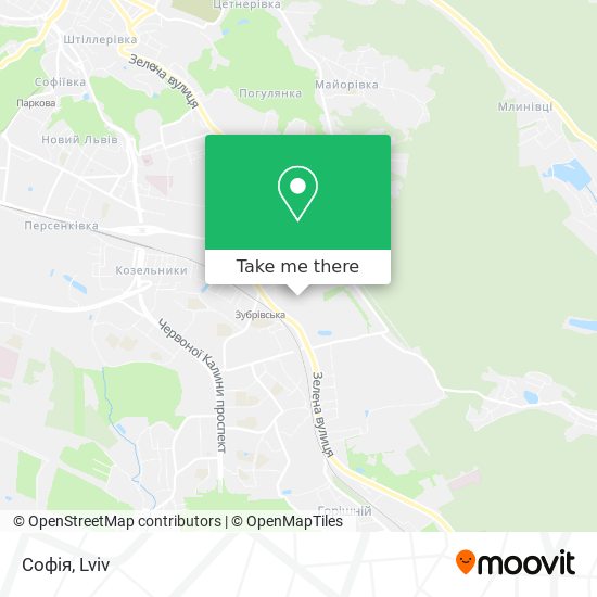 Софія map