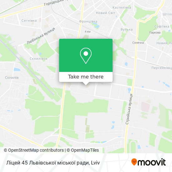 Ліцей 45 Львівської міської ради map
