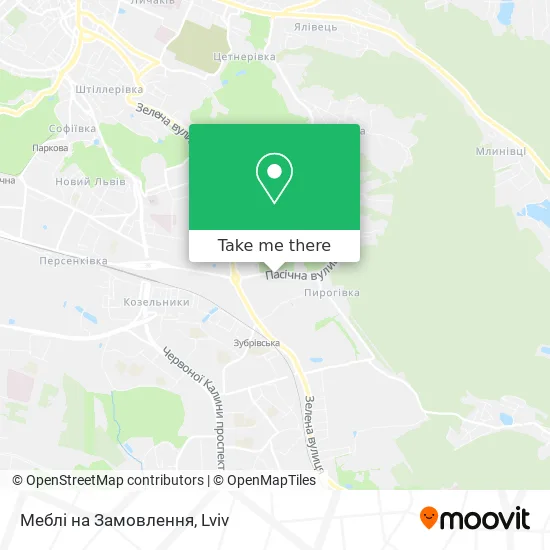 Карта Меблі на Замовлення