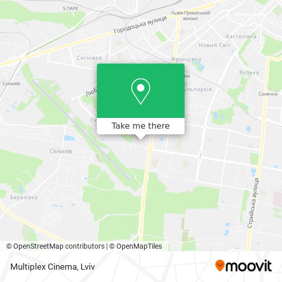 Multiplex Cinema map