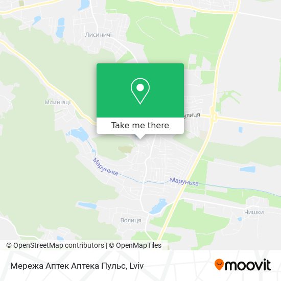 Мережа Аптек Аптека Пульс map