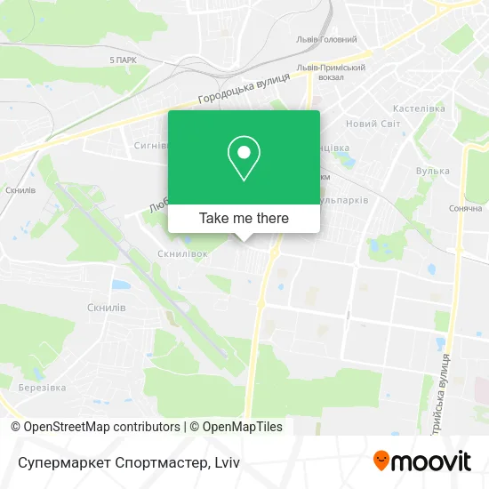 Карта Супермаркет Спортмастер