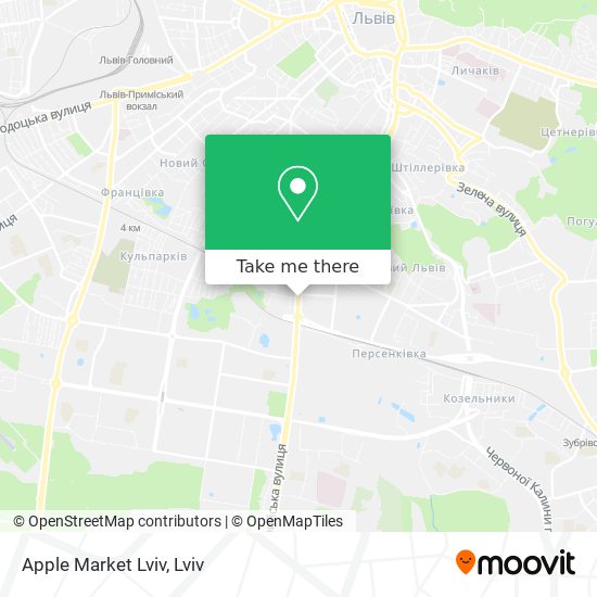 Apple Market Lviv map