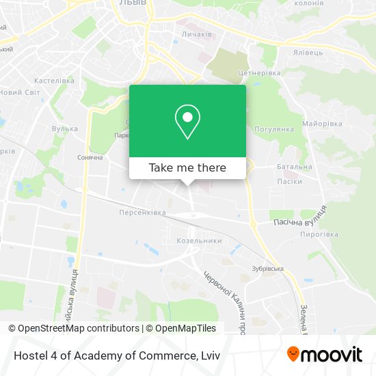 Hostel 4 of Academy of Commerce map