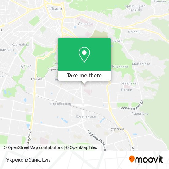 Укрексімбанк map