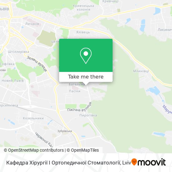 Кафедра Хірургії І Ортопедичної Стоматології map