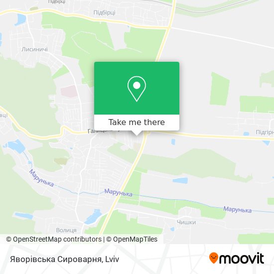 Яворівська Сироварня map