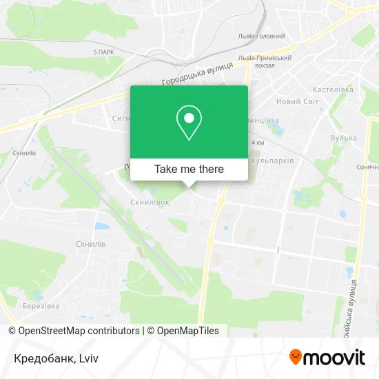 Карта Кредобанк