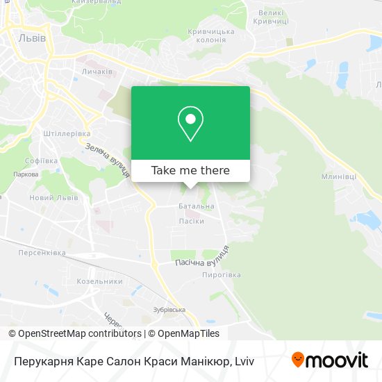 Перукарня Каре Салон Краси Манікюр map