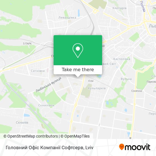 Головний Офіс Компанії Софтсерв map