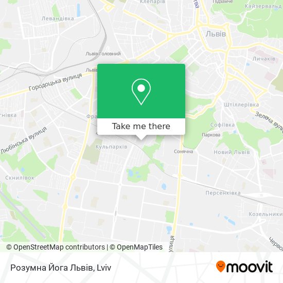 Розумна Йога Львів map