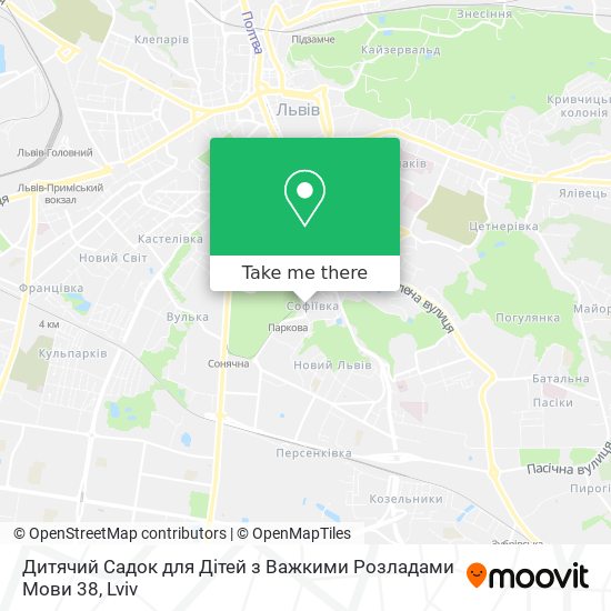 Дитячий Садок для Дітей з Важкими Розладами Мови 38 map