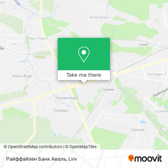Райффайзен Банк Аваль map