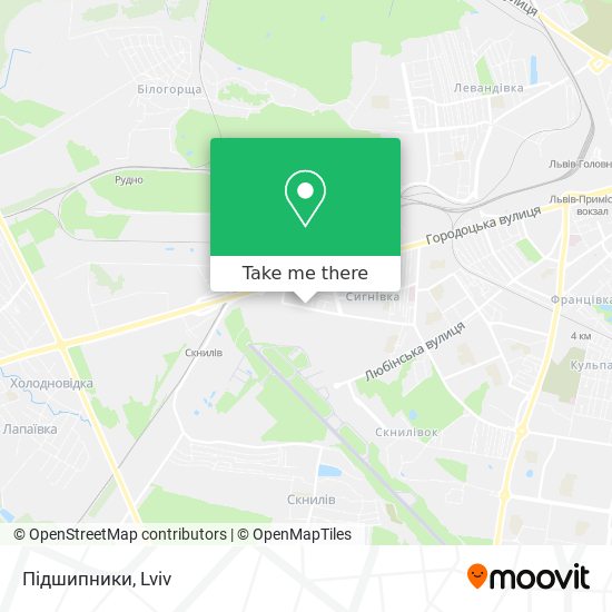 Карта Підшипники