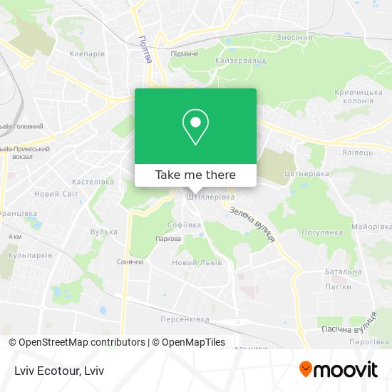 Карта Lviv Ecotour