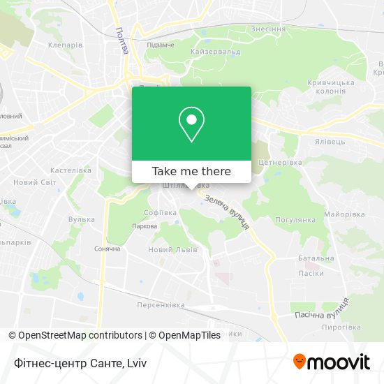 Фітнес-центр Санте map