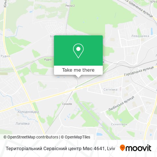 Територіальний Сервісний центр Мвс 4641 map