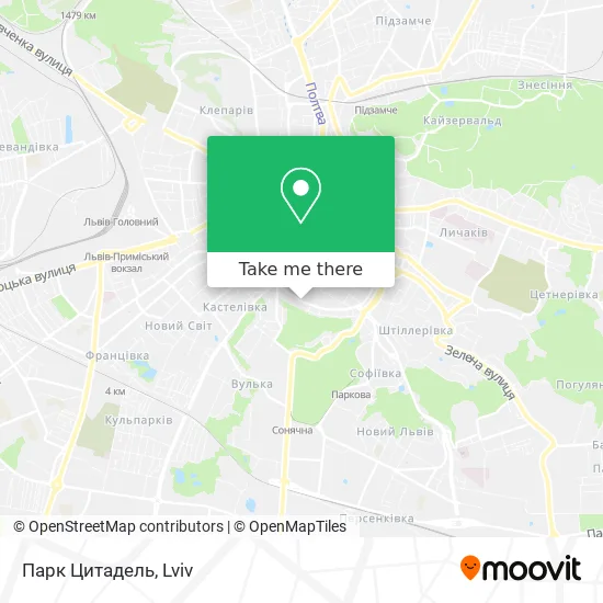 Карта Парк Цитадель