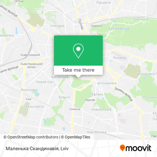 Карта Маленька Скандинавія