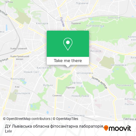 ДУ Львівська обласна фітосанітарна лабораторія map
