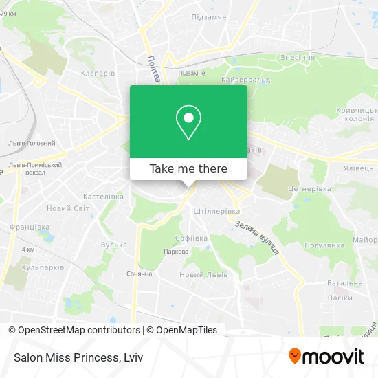 Карта Salon Miss Princess