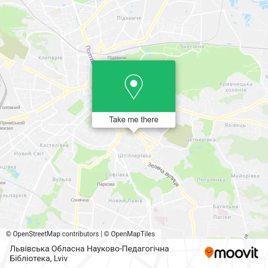 Карта Львівська Обласна Науково-Педагогічна Бібліотека