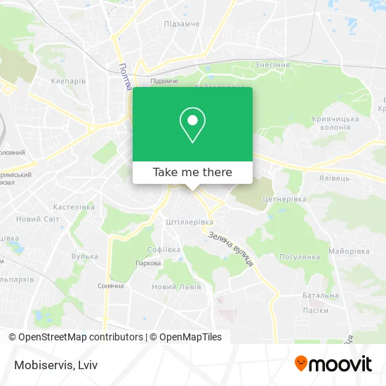 Карта Mobiservis