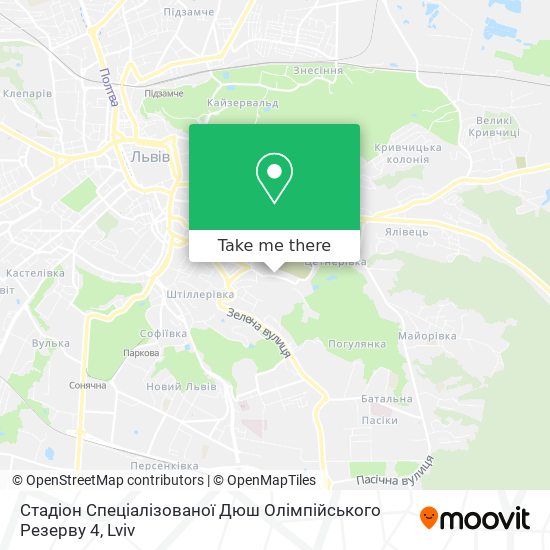 Карта Стадіон Спеціалізованої Дюш Олімпійського Резерву 4