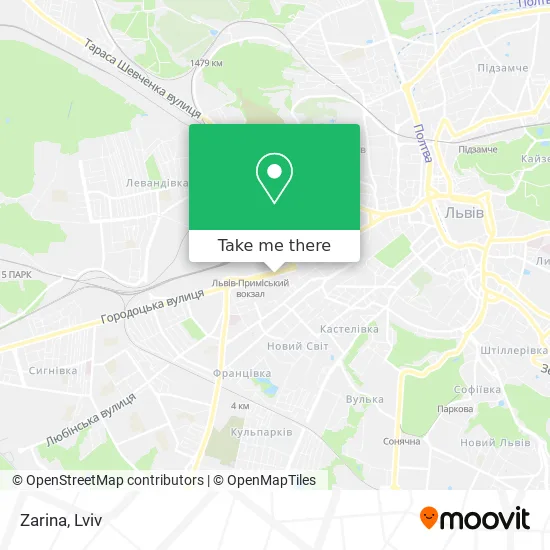 Карта Zarina