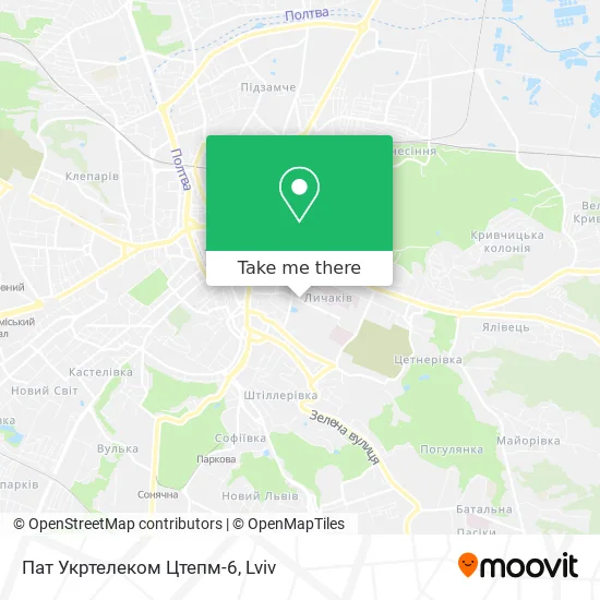 Пат Укртелеком Цтепм-6 map