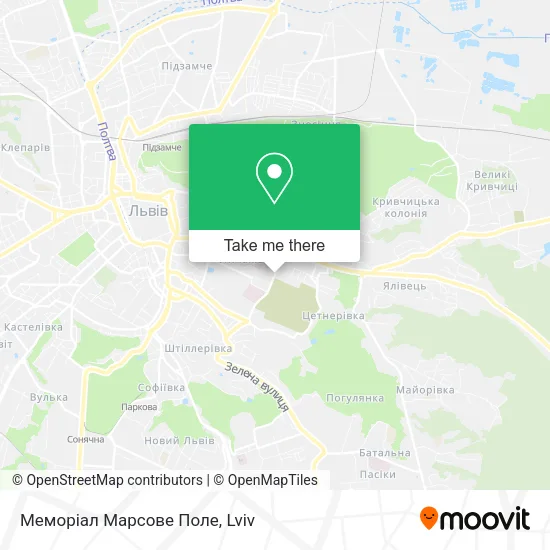 Карта Меморіал Марсове Поле