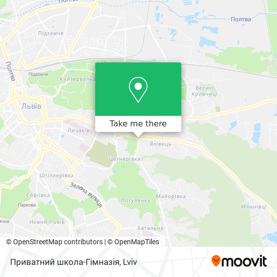 Приватний школа-Гімназія map