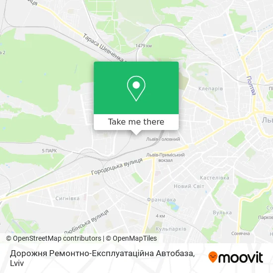 Карта Дорожня Ремонтно-Експлуатаційна Автобаза