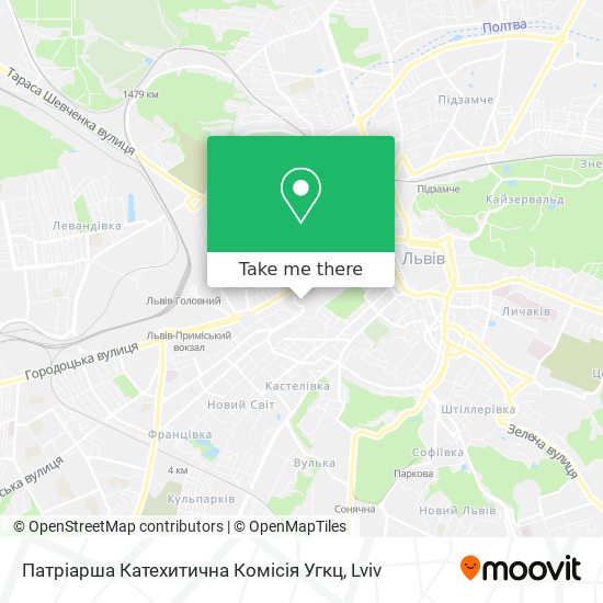 Патріарша Катехитична Комісія Угкц map